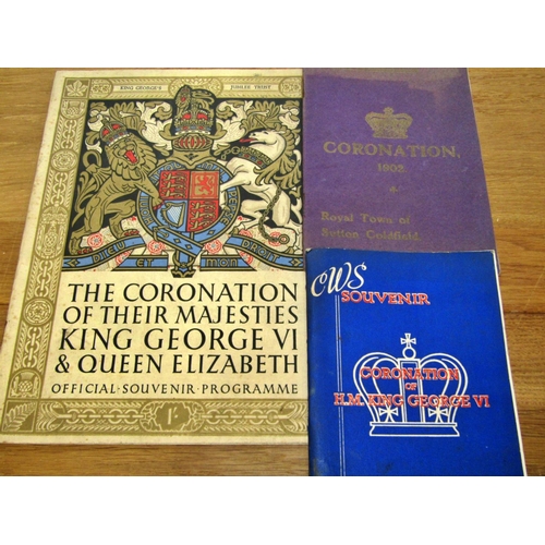 728 - A collection of ephemera relating to Royalty (20th century coronations) The Paris Exhibition (1937) ... 