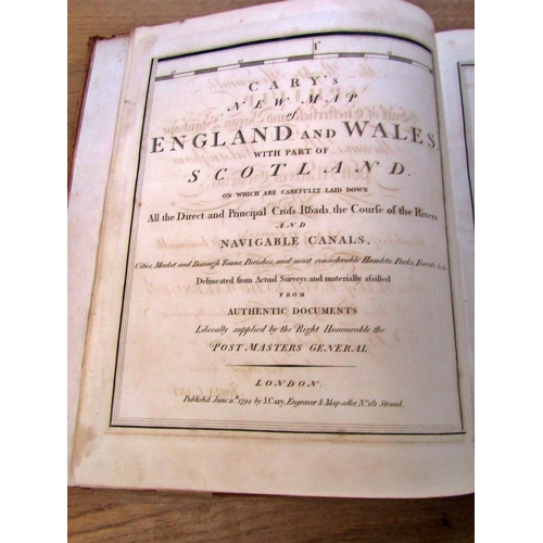 732 - Cary's New Map of England and Wales 