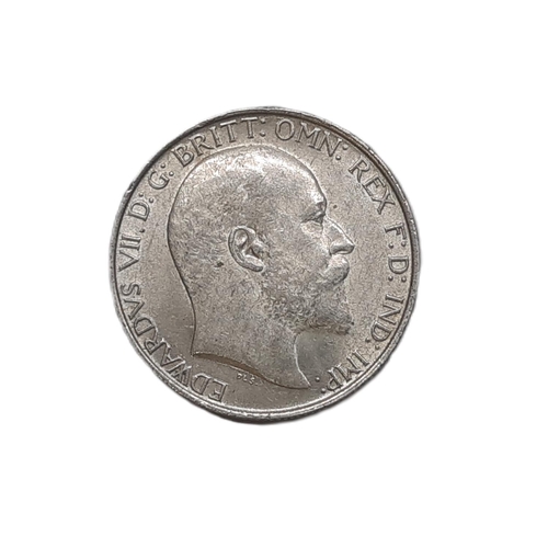 919 - Edward VII (1901 - 1910) A silver florin coin, 1904, scarce.