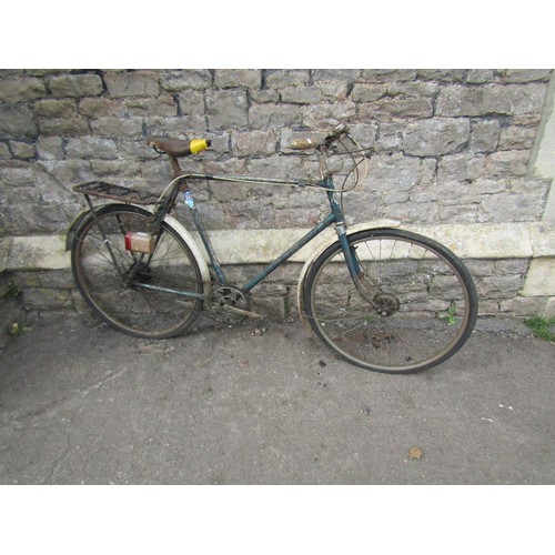 1741 - A vintage Norman Tourist gentleman's bicycle with leather sprung Brookes saddle (af)