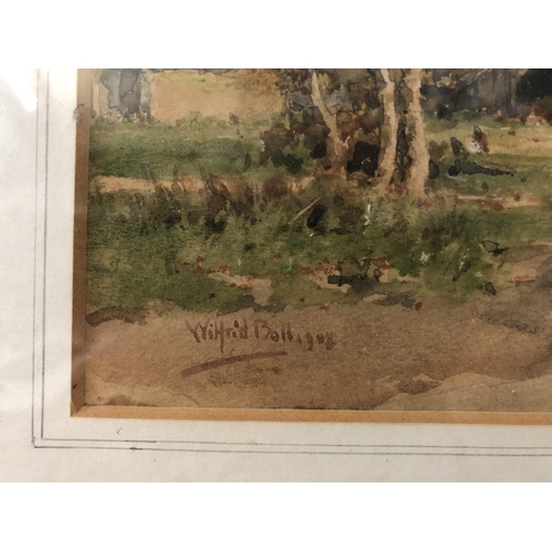 1845 - Two country scene watercolours to include: Wilfrid Williams Ball (British 1853-1917) - 'A Surrey Com... 