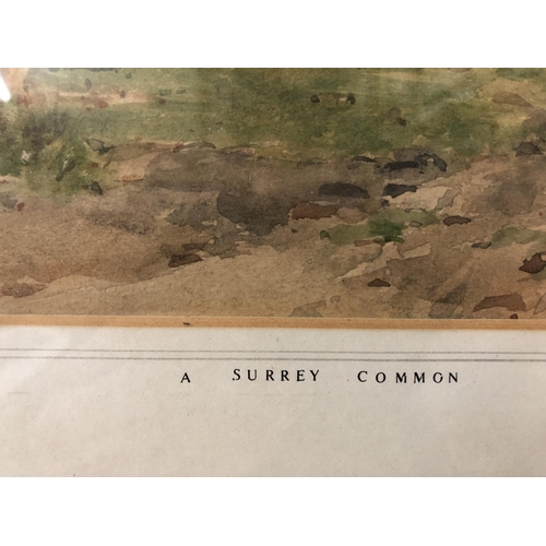 1845 - Two country scene watercolours to include: Wilfrid Williams Ball (British 1853-1917) - 'A Surrey Com... 