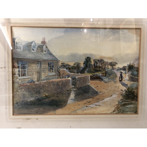 1845 - Two country scene watercolours to include: Wilfrid Williams Ball (British 1853-1917) - 'A Surrey Com... 