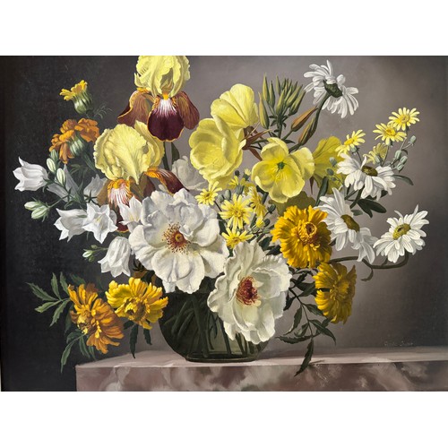 1862 - Gerald A. Cooper (1898-1975) - 'A Study in Yellow and White' (1966), oil on masonite, signed lower r... 