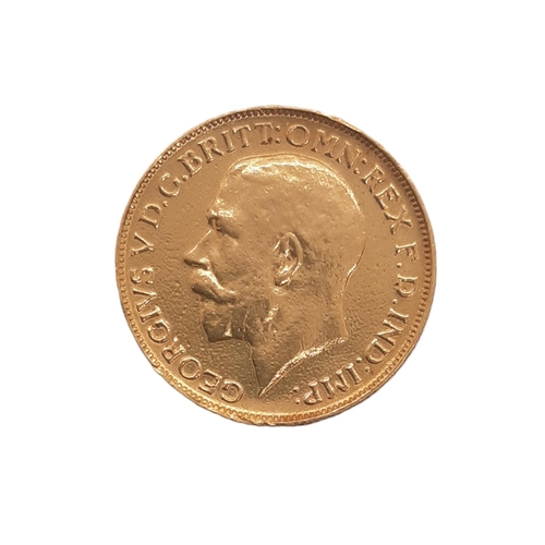 844 - Edward VII (1901 - 1910) A gold full sovereign coin, 1911.