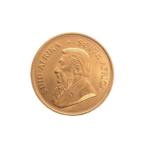 848 - South Africa, A gold full Krugerrand coin, 1974.