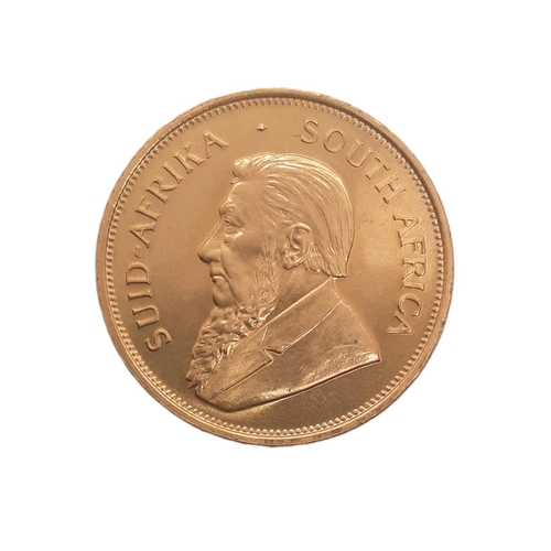 850 - South Africa, A gold full Krugerrand coin, 1975.