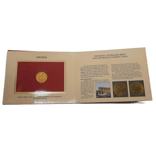 853 - Elizabeth II (1952 - 2022) Royal Australian Mint, Two Hundred Dollars ‘Pride Of Australia’ gold coin... 