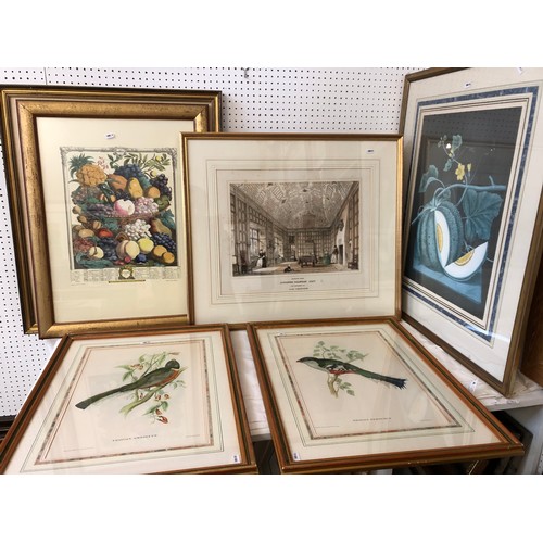 1913 - A group of fourteen framed prints, to include: After William Russell Flint (British, 1880-1969) - Tw... 