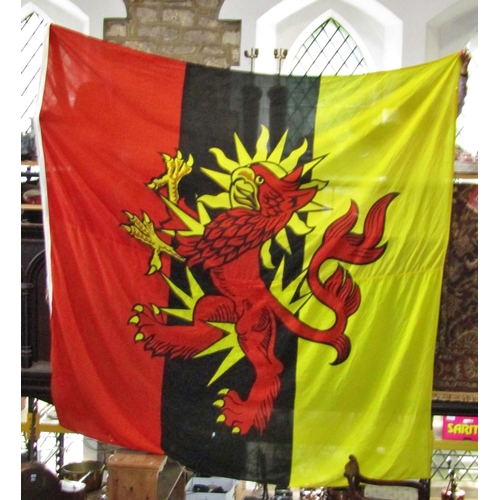 598 - House Flag, Central Electricity Generating Board, made by Benjamin Eddington Ltd Kent, 273cm x 265cm... 