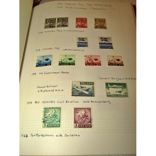 747 - Late Victorian and 20th century stamp collection, mostly British Isles, Commonwealth & Icelandic but... 