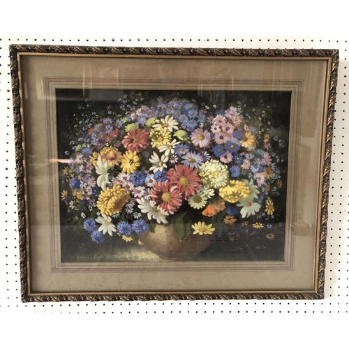 1882 - Harold Cox (20th Century) - 'Autumn Flowers', pastel, signed lower left, with title inscribed verso,... 