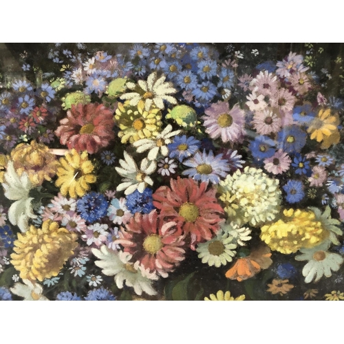 1882 - Harold Cox (20th Century) - 'Autumn Flowers', pastel, signed lower left, with title inscribed verso,... 