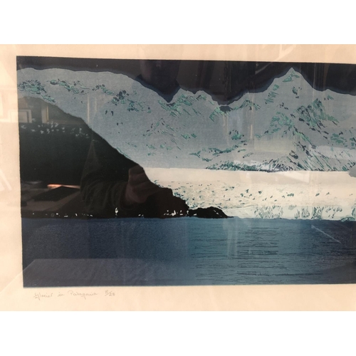 1883 - Barbara Webb (Contemporary) - 'Glacier in Patagonia' (1979) limited edition print, signed, dated and... 