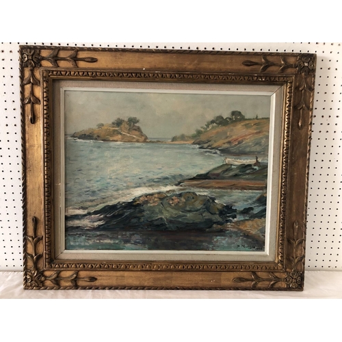 1892 - Renée Mourgue Vaquier (1894-1990) - 'Cadaqués Espagne' (1966), oil on board, 40 x 50 cm, signed and ... 