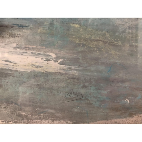 1897 - Wendy McBride (Contemporary) - 'Incoming Tide, Wind' (2011), pastel, signed with title inscribed ver... 