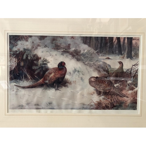 1898 - Four framed prints, to include: Cecil Aldin - two hunting related chromolithographic prints with tit... 