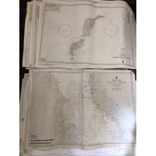 1903 - A collection of nautical and navigational maps of different coastlines, to include: Ireland, Wales, ... 