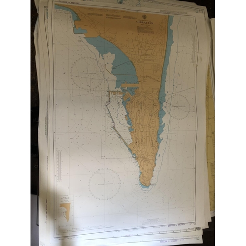 1903 - A collection of nautical and navigational maps of different coastlines, to include: Ireland, Wales, ... 