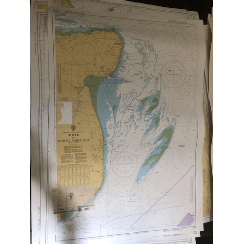 1903 - A collection of nautical and navigational maps of different coastlines, to include: Ireland, Wales, ... 