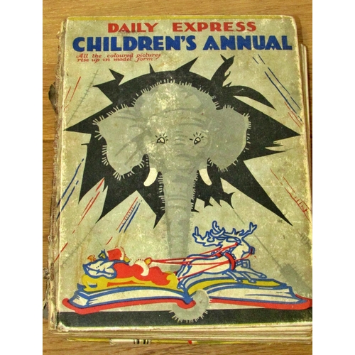 757 - Daily Express Children's Annual No. 3 from 1932, edited by S Louis Giraud, London, with pop-up illus... 