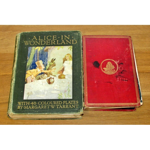 758 - Two editions of Lewis Carroll's Alice's Adventures in Wonderland - the first (rare) 1881, illustrate... 