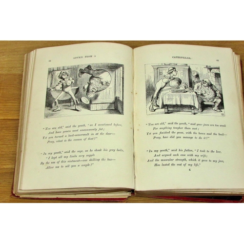 758 - Two editions of Lewis Carroll's Alice's Adventures in Wonderland - the first (rare) 1881, illustrate... 