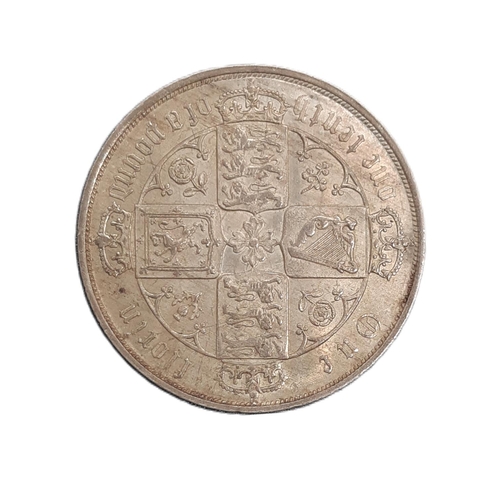 886 - Victoria (1837 - 1901) A silver ‘Gothic’ type florin coin, 1885.