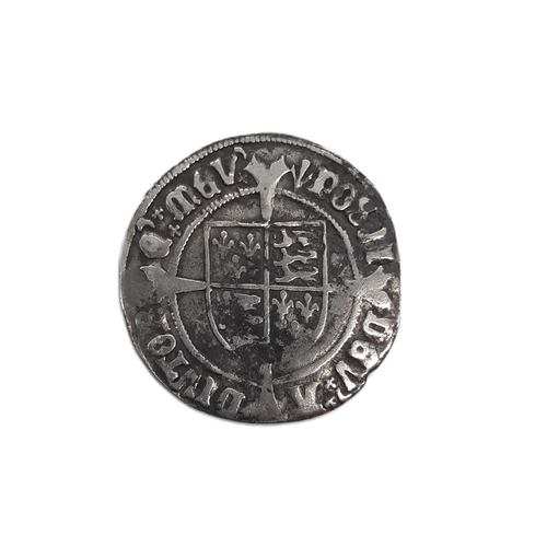 871 - Henry VII (1485 - 1509) A silver Groat coin, mm. pheon.