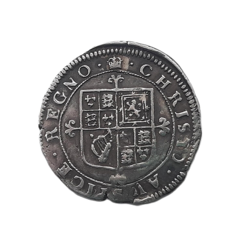 872 - Henry VII (1485 - 1509) A silver half Groat coin, mm. Martlet, together with Charles II (1660 - 1665... 