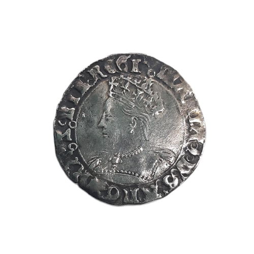 874 - Mary I (1553 - 1558) A silver Groat coin, mm. Pomegranate.