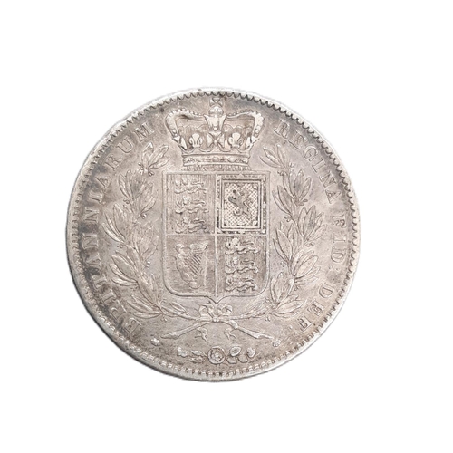 882 - Victoria (1837 - 1901) A silver Crown coin, 1847.