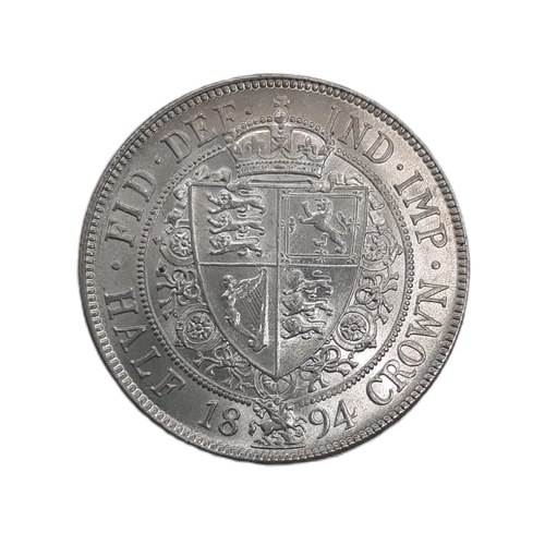 905 - Victoria (1837 - 1901) A silver half crown coin, 1894.