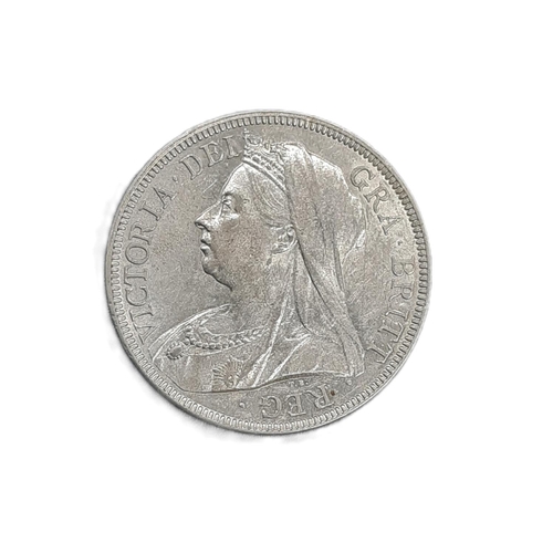 909 - Victoria (1837 - 1901) A silver half crown coin, 1898.