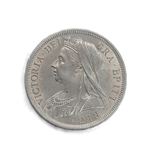 911 - Victoria (1837 - 1901) A silver half crown coin, 1899.