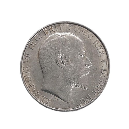 918 - Edward VII (1901 - 1910) A silver florin coin, 1903, (scarce).