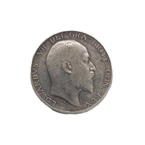 922 - Edward VII (1901 - 1910) A silver shilling coin, 1905, (scarce).