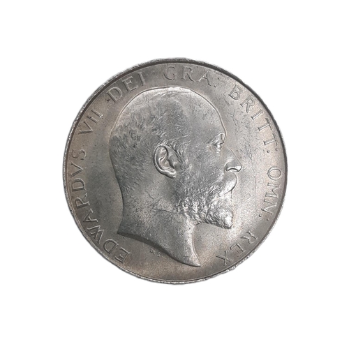 932 - Edward VII (1901 - 1910) A silver half crown coin, 1910.