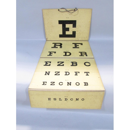 571 - An early 20th century American Optical Company Optometrist’s Oculist’s Test Case, near complete, in ... 