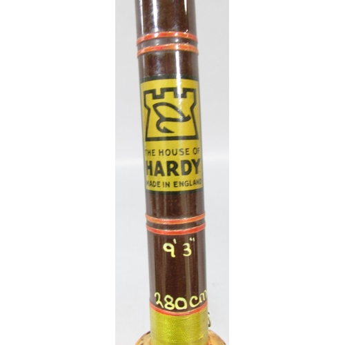 590 - A Hardy’s Richard Walker Reservoir Superlite two piece fishing rod together with a Hardy’s Graphite ... 