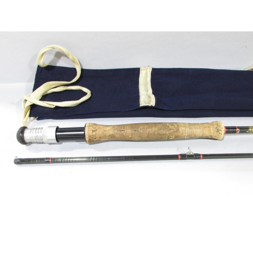 590 - A Hardy’s Richard Walker Reservoir Superlite two piece fishing rod together with a Hardy’s Graphite ... 