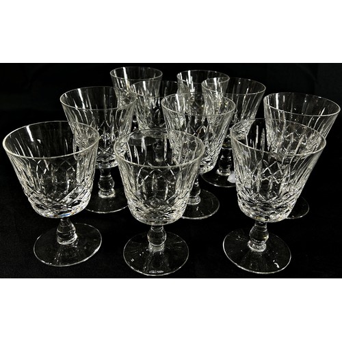 149 - A group of Edinburgh crystal drinking glasses and decanter.