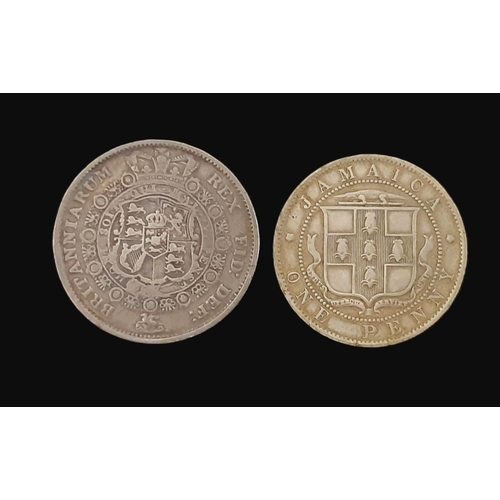 985 - A small mixed collection of mixed commemorative coinage to include a Gibraltar crown, 1967 (mounted ... 