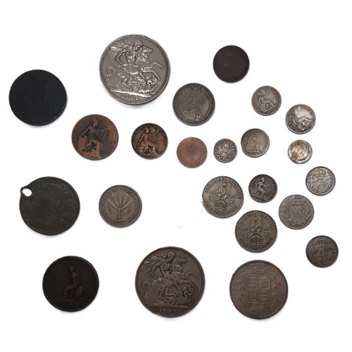 946 - Mixed British coinage to include a matt proof 6d, Maundy 4d & 3d, 1902 and other British coins