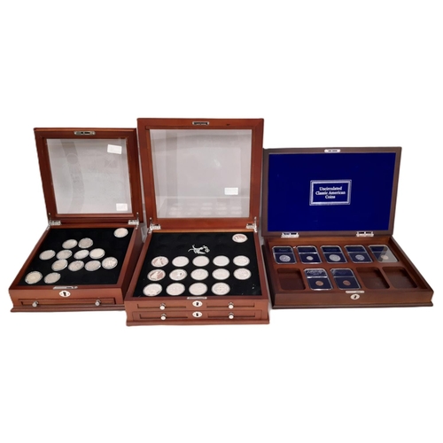 961 - Collectable American and other coins to include a Danbury Mint ‘Uncirculated Classic American Coins’... 