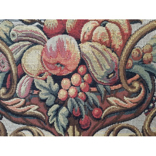 817 - French machine-made tapestry wall hanging/ panel by Les Tapisseries D'Halluin depicting an elegant g... 