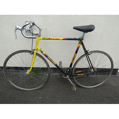 1747 - A vintage Raleigh team banana racing bike in original livery