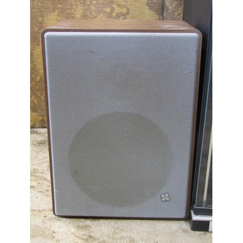 Glass fronted hifi cabinet (space to store vinyl) together with