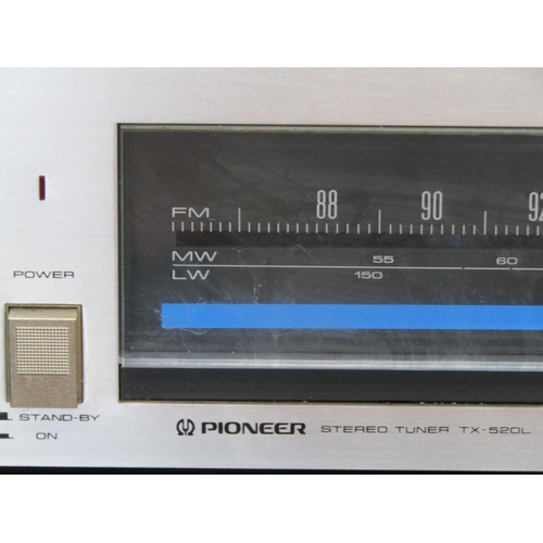 1307 - Glass fronted hifi cabinet (space to store vinyl) together with component parts: Technics turntable,... 