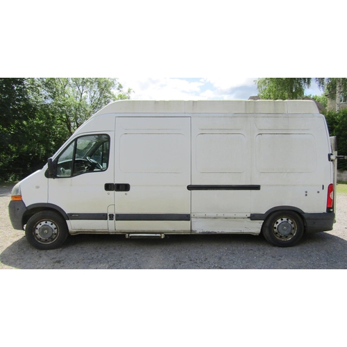 1692 - Renault Master LH35-DCI-100 panel van, white, 2464cc, Diesel first registered August 2010, reg no BX... 